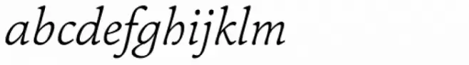 Pesaro Extra Light Italic