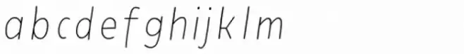 Pesto Fresco Italic Thin