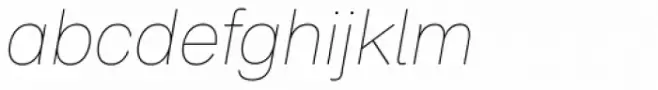 Peter Thin Italic
