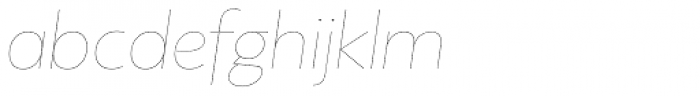PF Bague Sans Pro Hairline Italic
