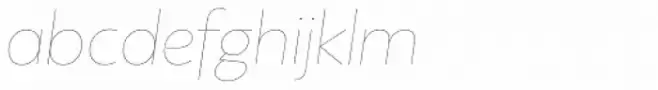 PF Bague Sans Pro Hairline Italic