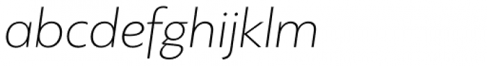 PF Bague Sans Pro Thin Italic