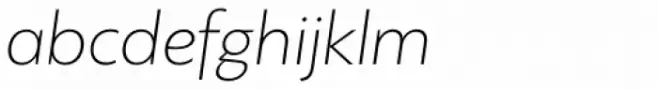 PF Bague Sans Std Thin Italic