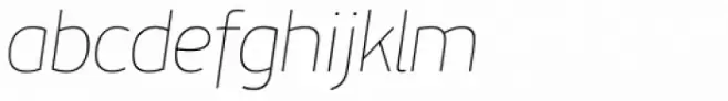 PF Beau Sans Pro ExtraThin Italic