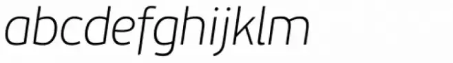 PF Beau Sans Pro Thin Italic