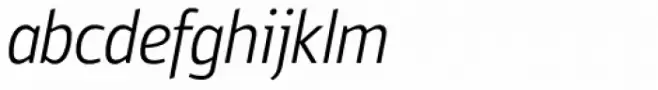 PF Bulletin Sans Pro Light Italic