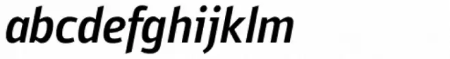 PF Bulletin Sans Pro Medium Italic