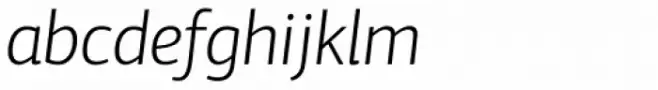 PF Centro Sans Pro Light Italic