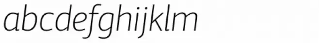 PF Centro Sans Pro Thin Italic