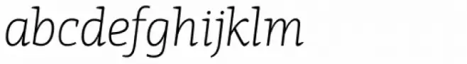 PF Centro Slab Pro Thin Italic