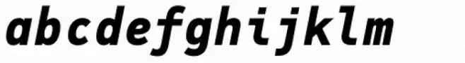 PF DIN Mono Bold Italic