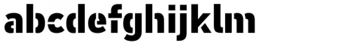 PF DIN Stencil B Black