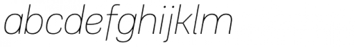 PF Encore Sans Pro ExtraThin Italic