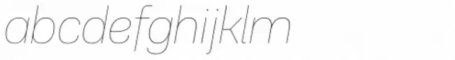 PF Encore Sans Pro UltraThin Italic