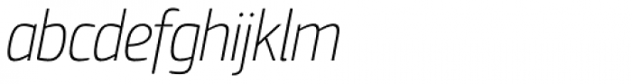 PF Square Sans Cond Pro Thin Italic