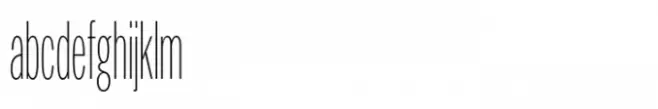 PG Gothique Condensed Thin