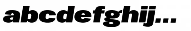 PG Gothique Extended ExtraBold Italic