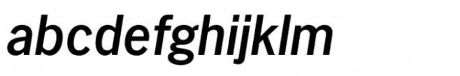 PG Gothique Medium Italic