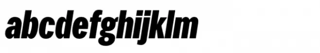PG Gothique Narrow ExtraBold Italic