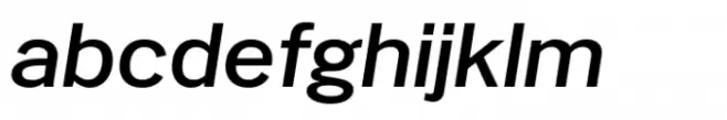 PG Gothique Wide Medium Italic