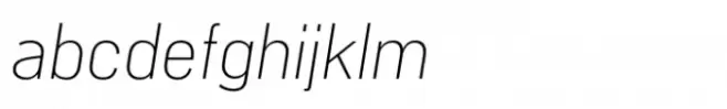 PG Grotesque ExtraLight Italic