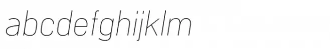PG Grotesque Thin Italic