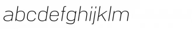 PG Grotesque Wide ExtraLight Italic