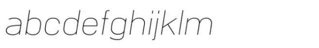 PG Grotesque Wide Thin Italic