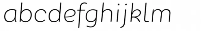 PGF Dinos Thin Italic