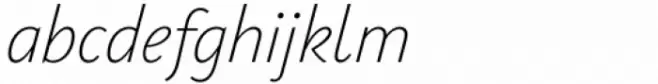 PGF Now Extra Light Italic