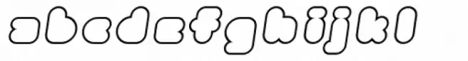 Phatron Outline Italic