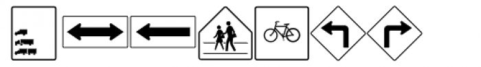PIXymbols Highway Signs