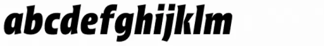 Picador Sans Extra Bold Italic