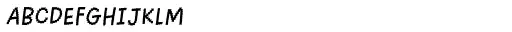 Pixel Pants Italic