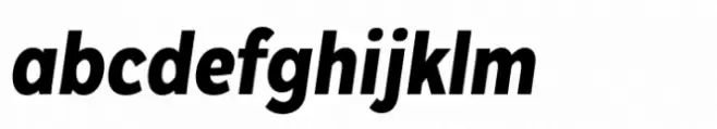 Plasto Extra Bold Condensed Italic