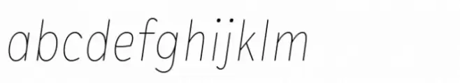 Plasto Thin Condensed Italic