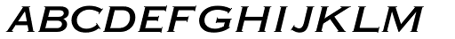 Plate Gothic One Three MT Italic