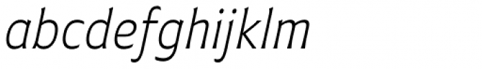 Plathorn Condensed Light Italic
