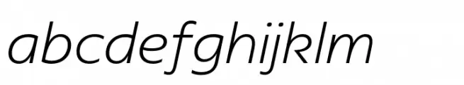 Plau Redonda Light Italic