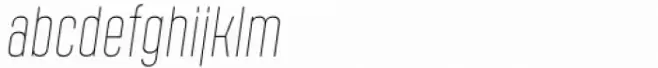 Polate B2 Thin Italic