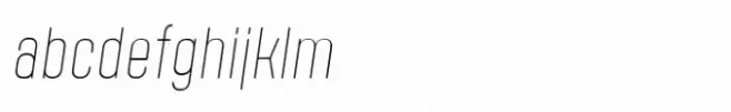 Polate Soft D4 Thin Italic