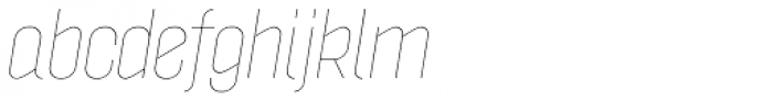 Politica Thin Italic Condensed