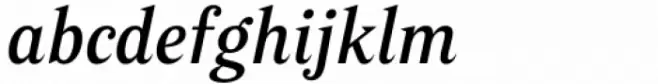 Poly Medium Italic