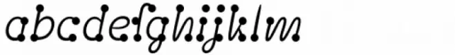 Polydot Italic Light