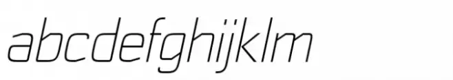 Polyflec Light Italic