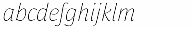 Ponta Text Thin Italic