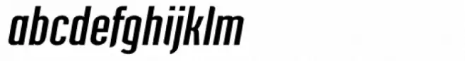 Post Industrial Dark Italic