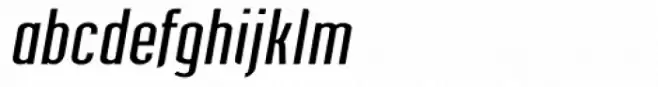 Post Industrial Medium Italic