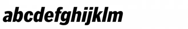 Poynter Gothic Text Condensed Black Italic