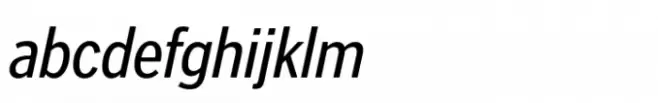 Poynter Gothic Text Condensed Italic